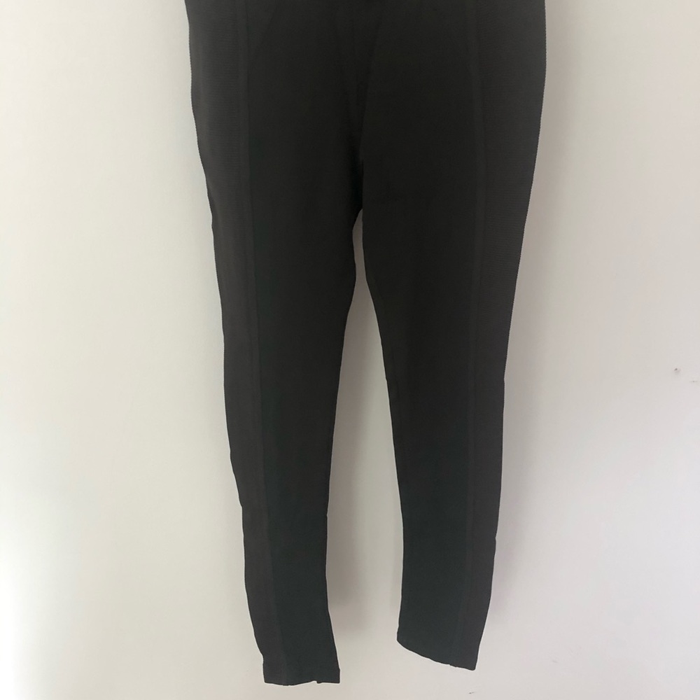 BCBG Olive Green Ribbed Skinny Pants